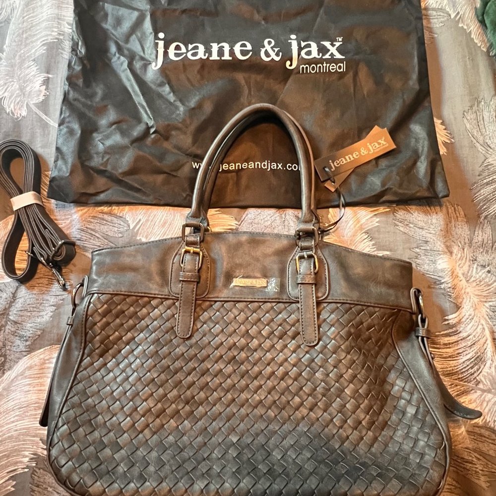 jeane & jax: designer vegan leather handbag